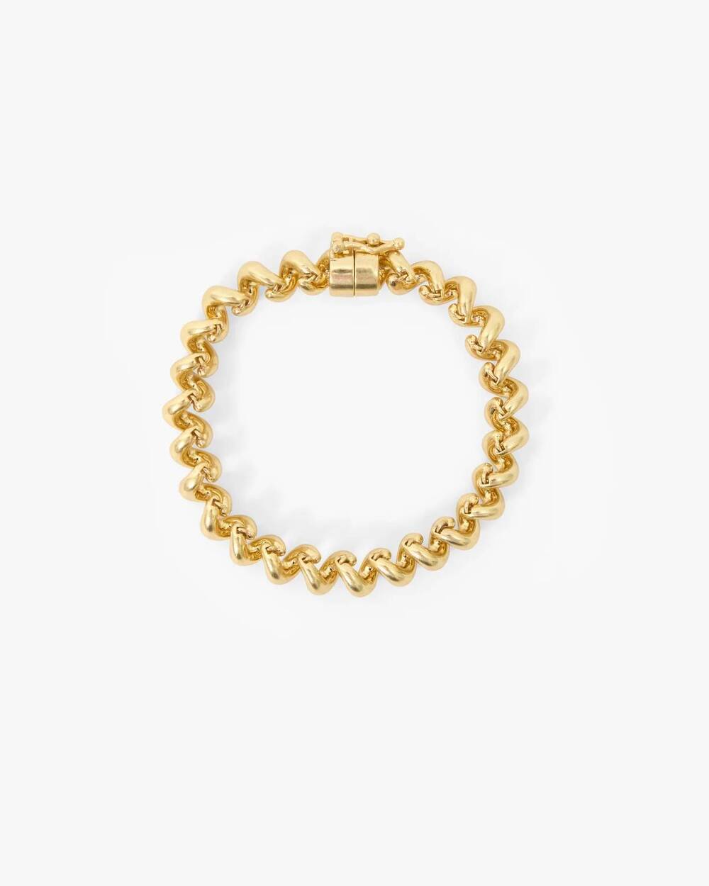 NEW CLARE V. women's letele bracelet in gold